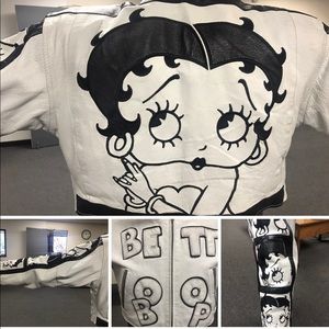 Vintage Betty boop leather jacket